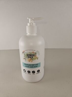 Power Stick 12 Fl Oz Brazilian Mist Liquid Hand Soap - White